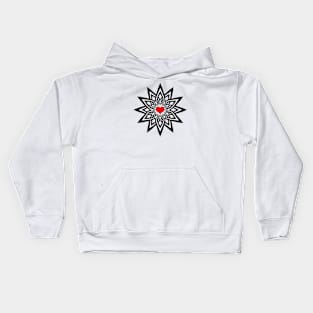 Heart star Kids Hoodie